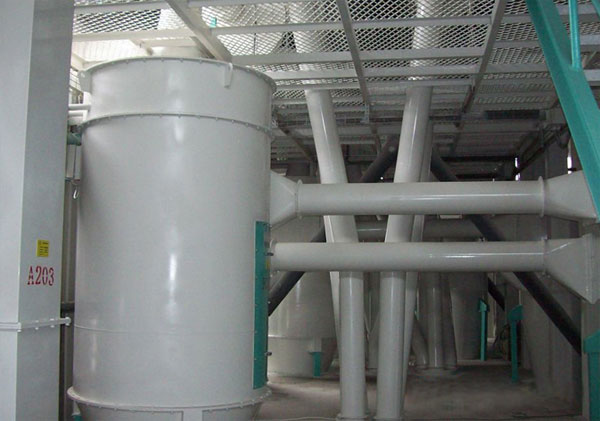 天津王經(jīng)理定購的面粉廠旋風(fēng)除塵器、布袋除塵器已發(fā)貨